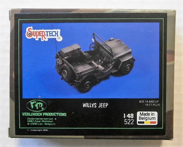 VERLINDEN PRODUCTIONS 1/35 522 WILLYS JEEP