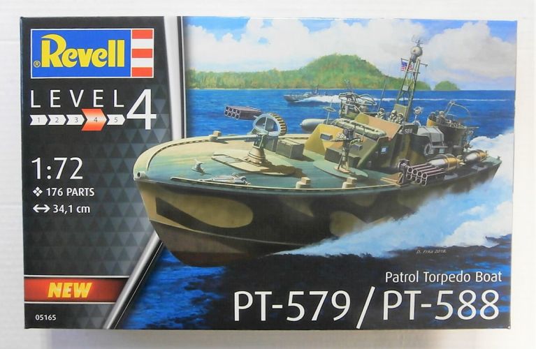 REVELL 1/72 05165 PT-579/ PT-588 PATROL TORPEDO BOAT
