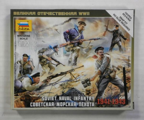 ZVEZDA 1/72 6146 SOVIET NAVAL INFANTRY 1941-1943