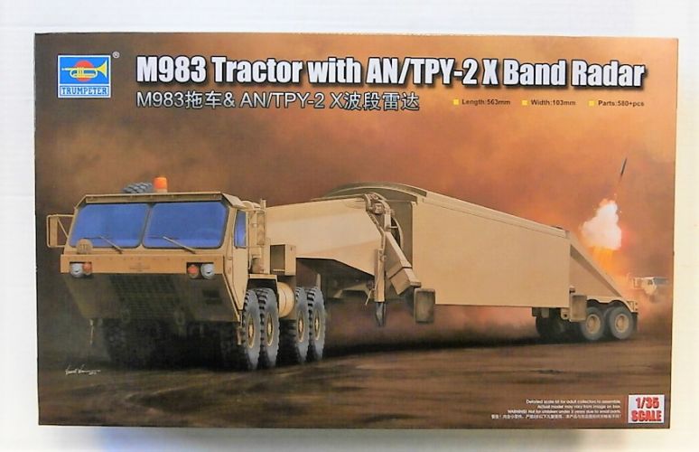 TRUMPETER 1/35 01509 M983 TRACTOR WITH AN/TPY-2 X BAND RADAR  UK SALE ONLY 