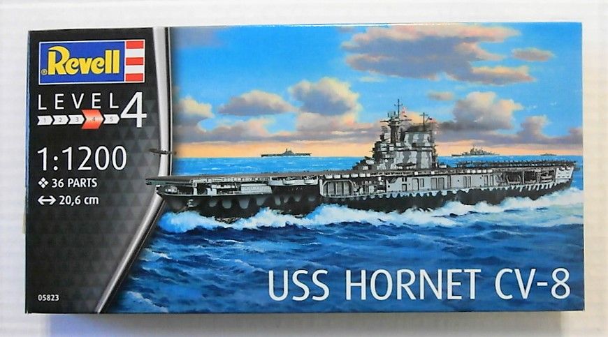 REVELL 1/1200 05823 USS HORNET CV-8