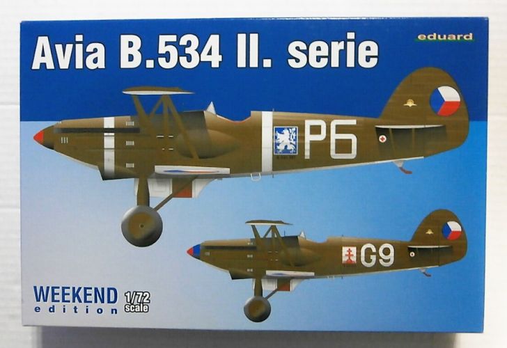 EDUARD 1/72 7448 AVIA B.534 II .SERIE WEEKEND EDITION