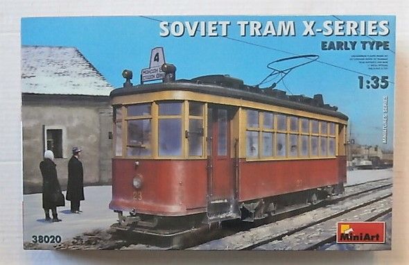 MINIART 1/35 38020 SOVIET TRAM X-SERIES EARLY TYPE