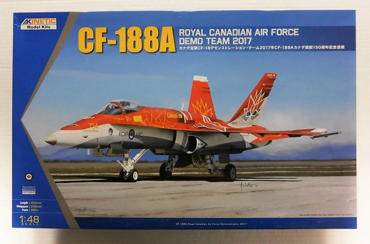 KINETIC 1/48 48070 CF-188A ROYAL CANADIAN AIR FORCE DEMO TEAM 2017
