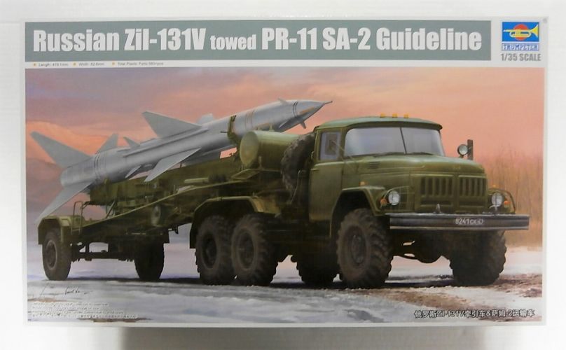 TRUMPETER 1/35 01033 RUSSIAN Zil-131V TOWED PR-11 SA-2 GUIDELINE