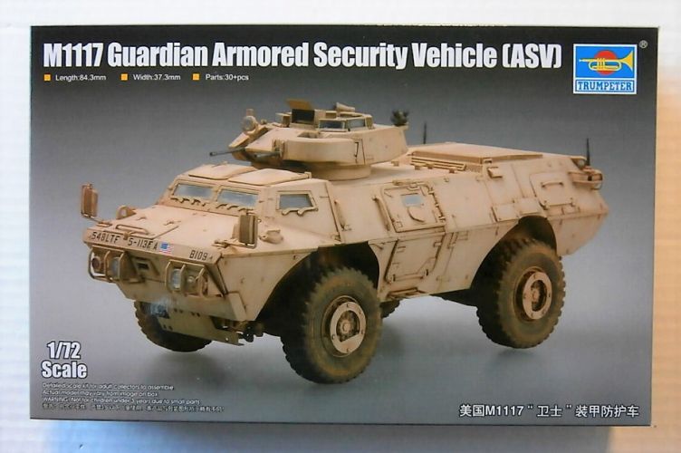 TRUMPETER 1/72 07131 M1117 GUARDIAN ARMOURED SECURITY VEHICLE  ASV 