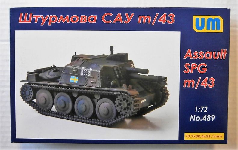 UNIMODEL 1/72 489 ASSAULT SPG M/43