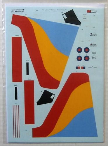 XTRADECAL 1/72 72317 RAF LOCKHEED C-130J HERCULES C.5 SPECIAL SCHEMES PART 2