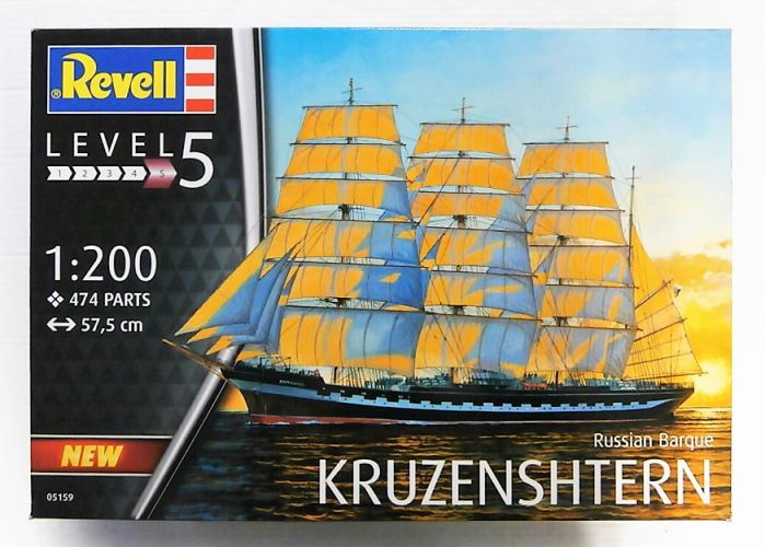REVELL 1/200 05159 RUSSIAN BARQUE KRUZENSHTERN