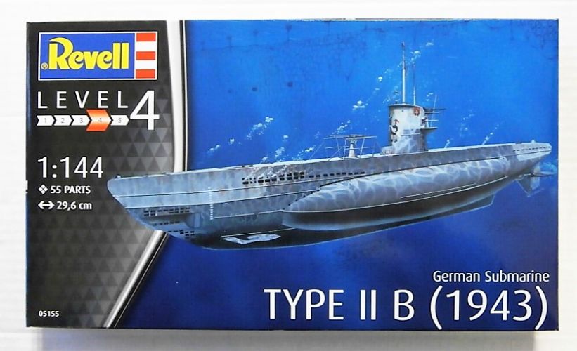 REVELL 1/144 05155 GERMAN SUBMARINE TYPE II B  1943 