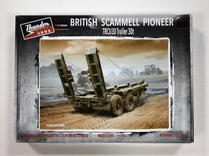 THUNDER MODEL 1/35 35205 BRITISH SCAMMELL PIONEER TRCU30 Trailer 30t
