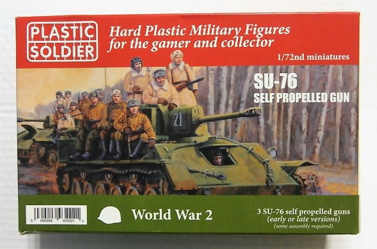 PLASTIC SOLDIER 1/72 WW2V20030 SU-76 SELF PROPELLED GUN