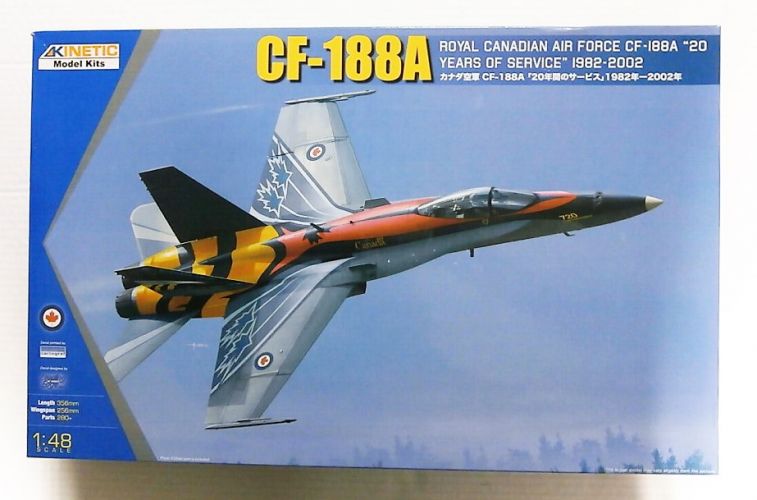 KINETIC 1/48 48079 CF-188A RCAF 20 YEARS OF SERVICE 1982-2002