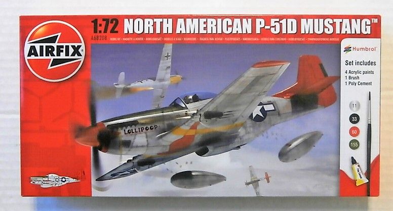 AIRFIX 1/72 68208 NORTH AMERICAN P-51D MUSTANG