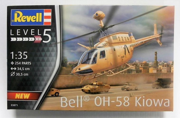 REVELL 1/35 03871 BELL OH-58 KIOWA