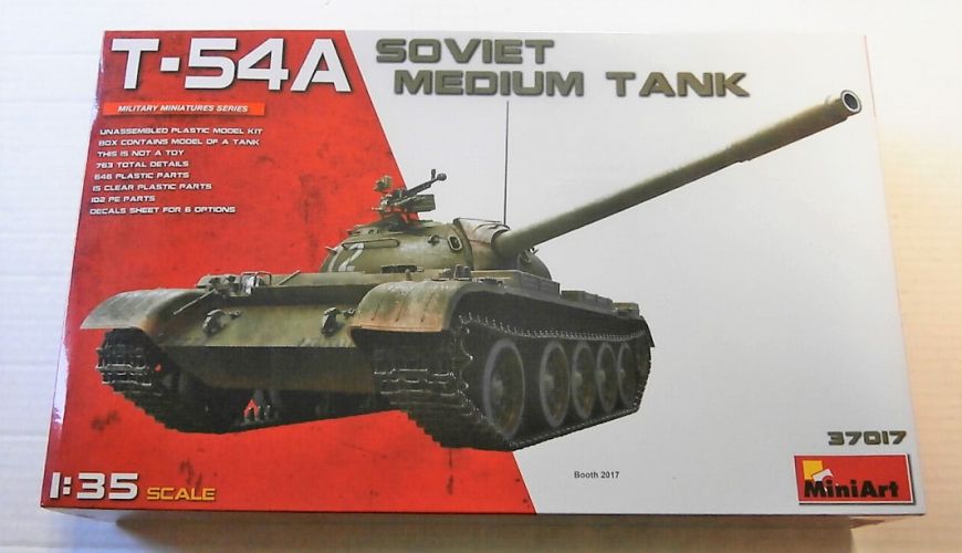 MINIART 1/35 37017 T-54A SOVIET MEDIUM TANK