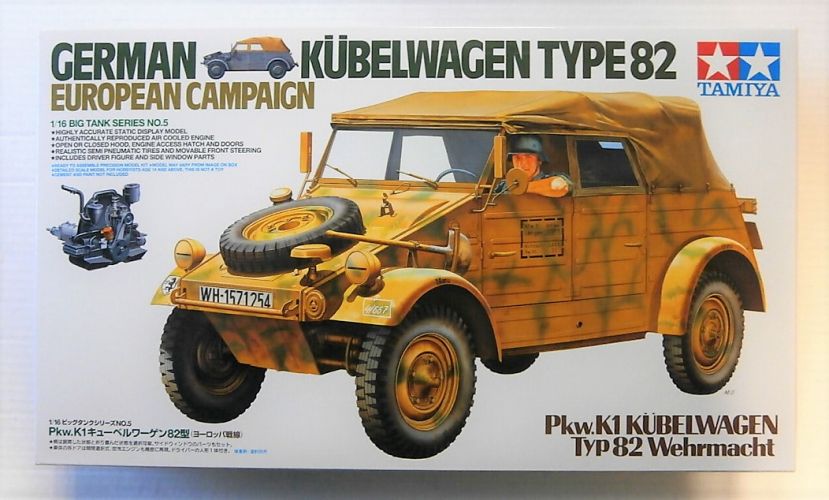 TAMIYA 1/16 36205 KUBELWAGEN EUROPE CAMPAIGN