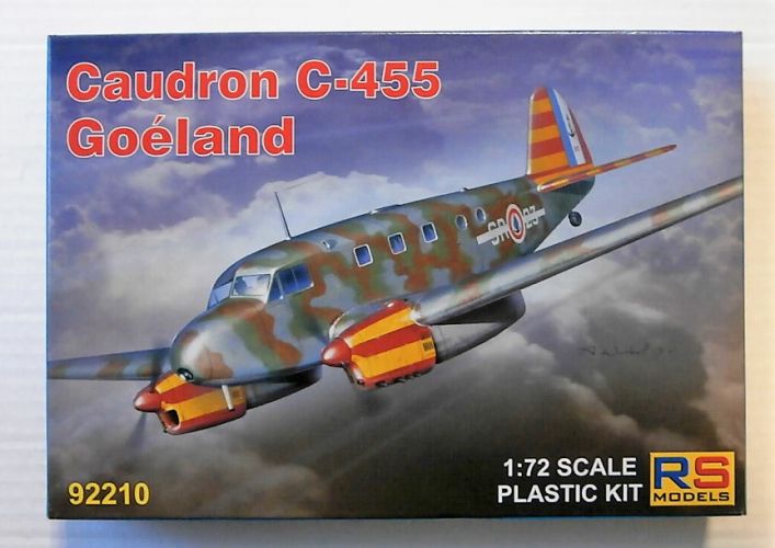RS MODELS 1/72 92210 CAUDRON C-455 GOELAND