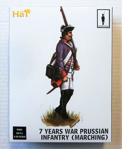HAT INDUSTRIES 1/32 9401 7 YEARS WAR PRUSSIAN INFANTRY  MARCHING 