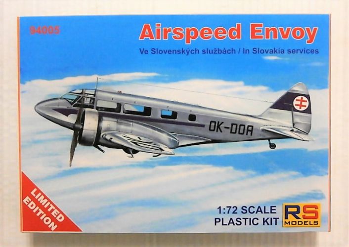 RS MODELS 1/72 94005 AIRSPEED ENVOY IN SLOVAKIA SERVICES