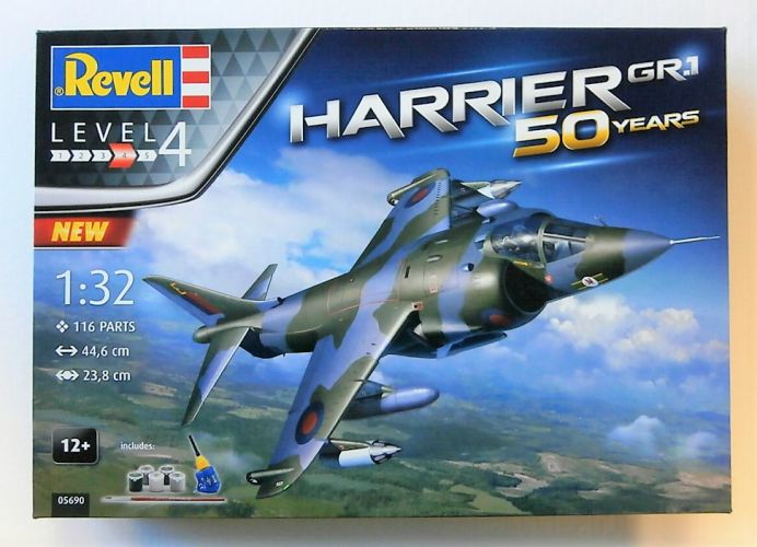 REVELL 1/32 05690 HARRIER GR.1 50 YEARS 