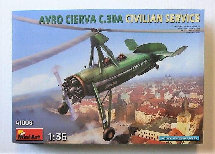 MINIART 1/35 41006 AVRO CIERVA C.30A CIVILIAN SERVICE