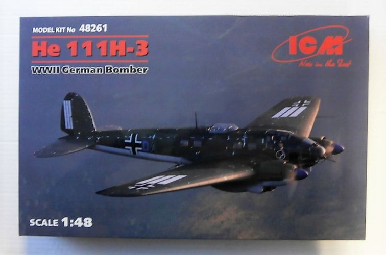 ICM 1/48 48261 HEINKEL He 111H-3 WWII GERMAN BOMBER