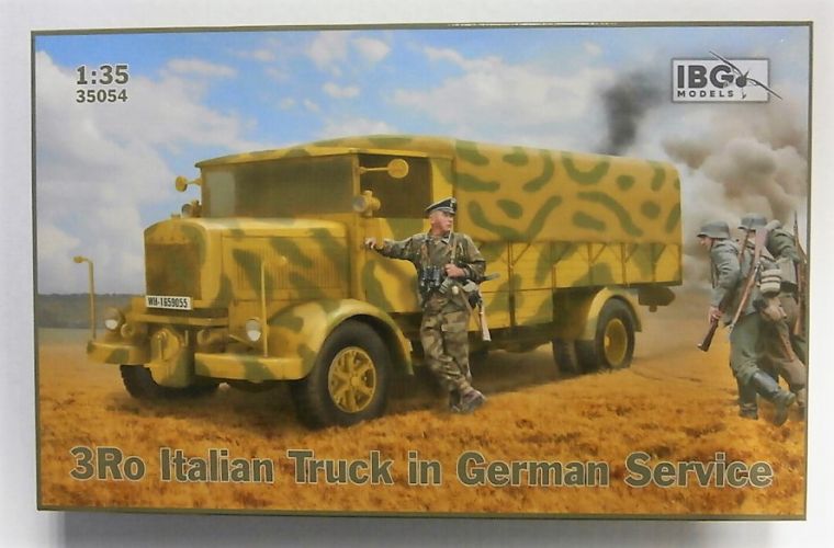 IBG MODELS 1/35 35054 3RO ITALIAN TRUCK IN GERMAN SERVICE