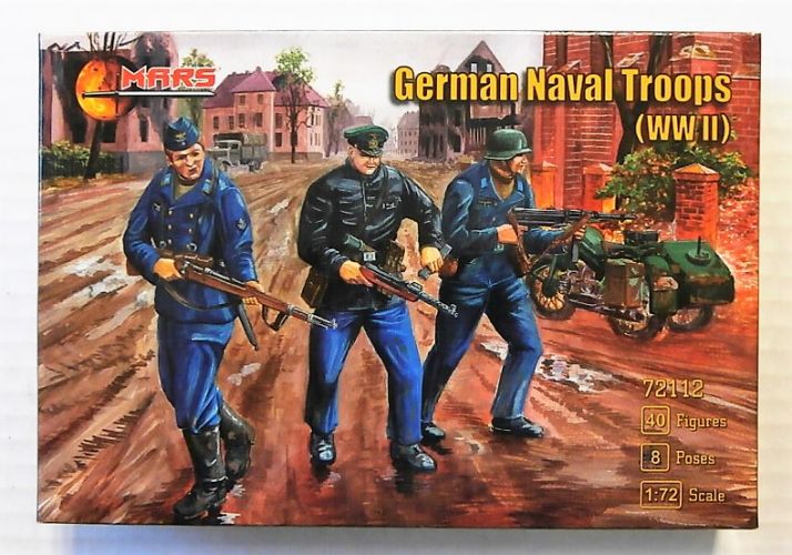MARS 1/72 72112 GERMAN NAVAL TROOPS WWII