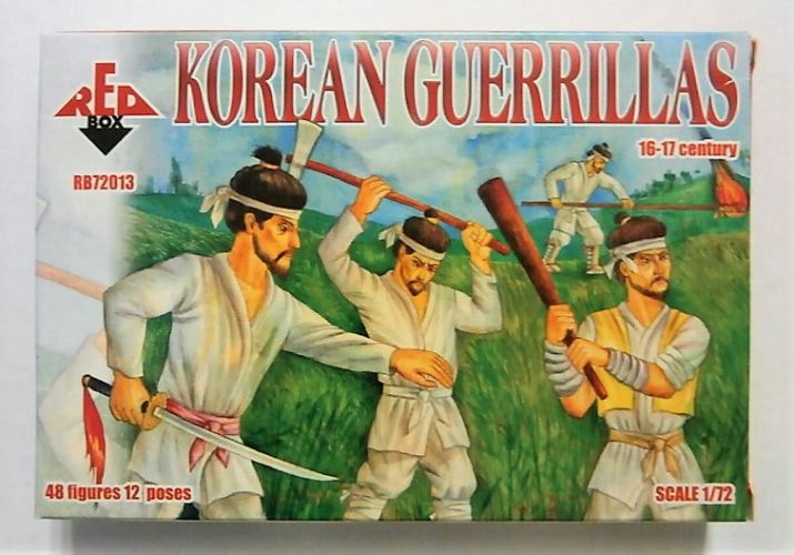 RED BOX 1/72 72013 KOREAN GUERRILLAS 16-17TH CENTURY