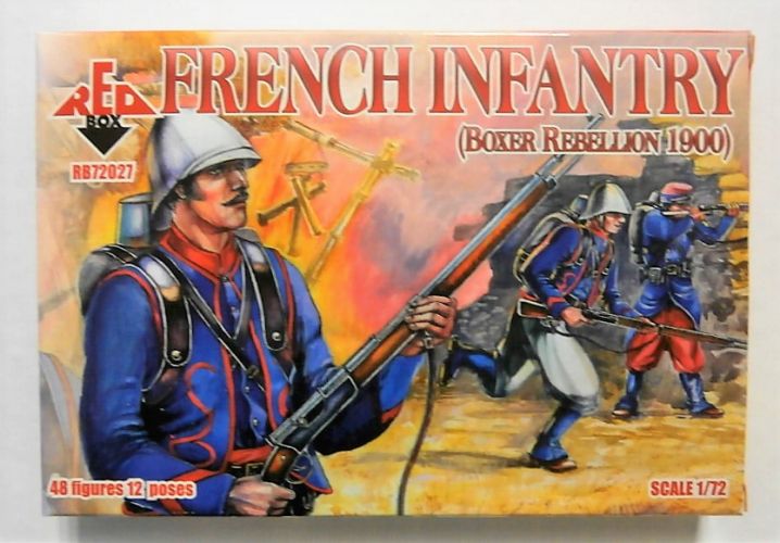 RED BOX 1/72 72027 FRENCH INFANTRY BOXER REBELLION 1900