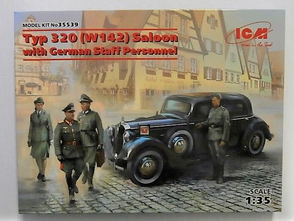 ICM 1/35 35539 TYP 320  W142  SALOON WITH GERMAN STAFF PERSONNEL
