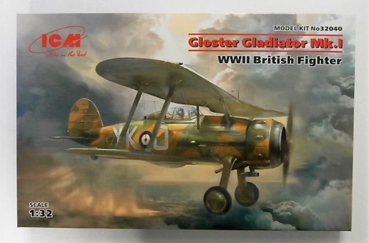 ICM 1/32 32040 GLOSTER GLADIATOR MK.I WWII