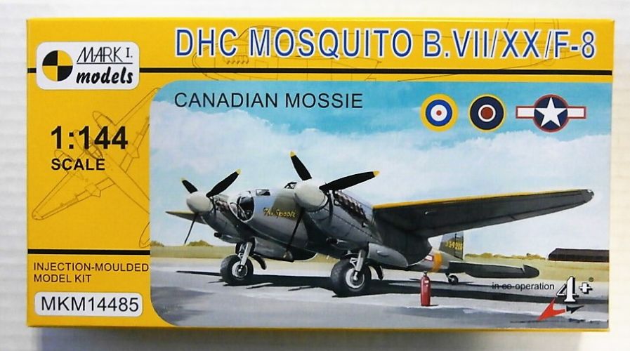 MARK I MODELS 1/144 14485 DHC MOSQUITO B.VII/XX/F-8