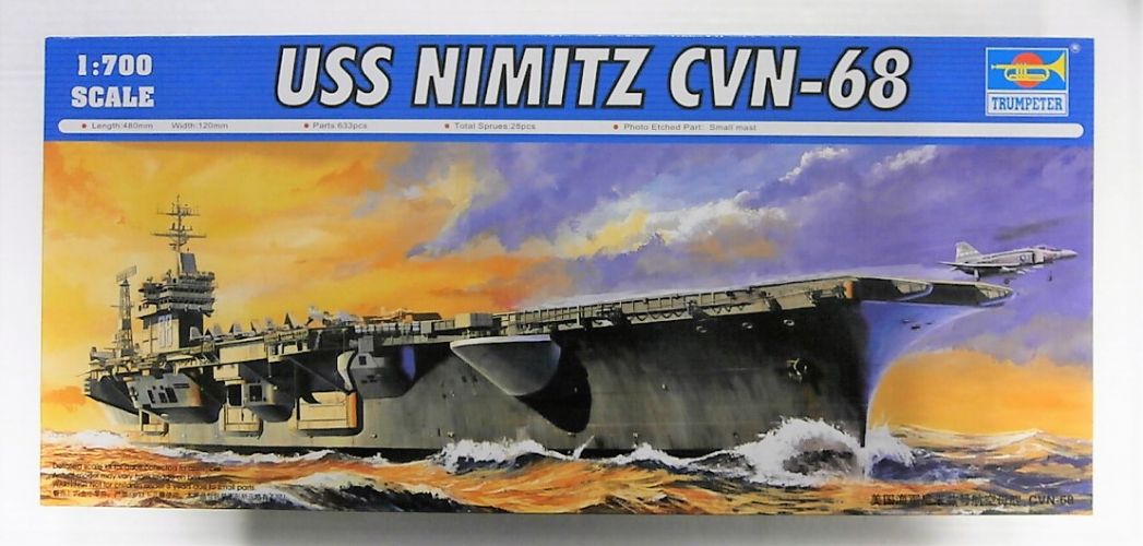 TRUMPETER 1/700 05714 USS NIMITZ CVN-68