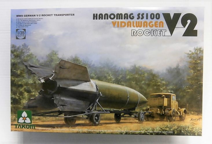 TAKOM 1/35 2110 HANOMAG SS100 VIDALWAGEN ROCKET V2