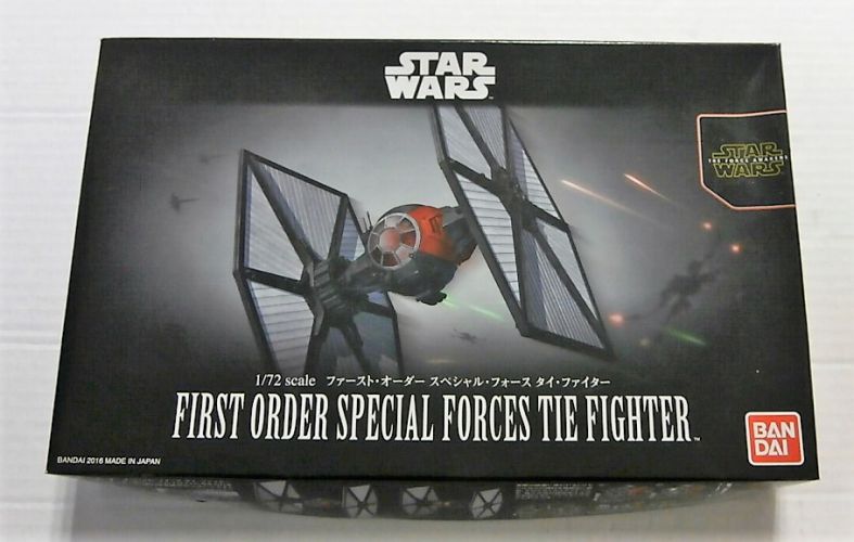 BANDAI 1/72 0203219 STAR WARS FIRST ORDER SPECIAL FORCES TIE FIGHTER