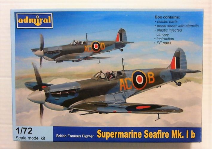 ADMIRAL 1/72 7207 SUPERMARINE SEAFIRE Mk.I b