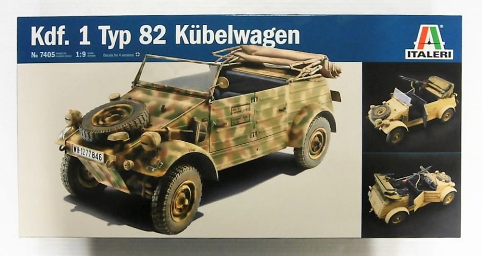 ITALERI 1/9 7405 KDF.1 TYPE 82 KUBELWAGEN  UK SALE ONLY 