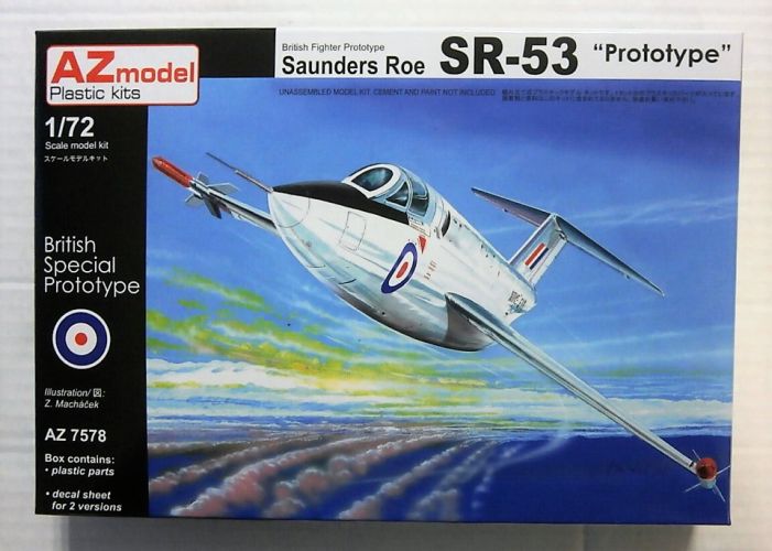 AZ MODEL 1/72 7578 SAUNDERS ROE SR-53 PROTOTYPE