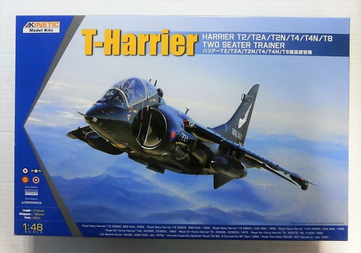 KINETIC 1/48 48040 T-HARRIER - HARRIER T2/T2A/T2N/T4/T4N/T8 TWO SEATER TRAINER
