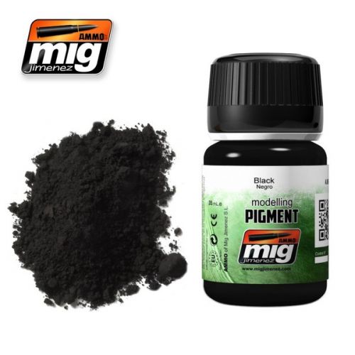 AMMO BY MIG JIMENEZ  3001 BLACK MODELLING PIGMENT 35ML