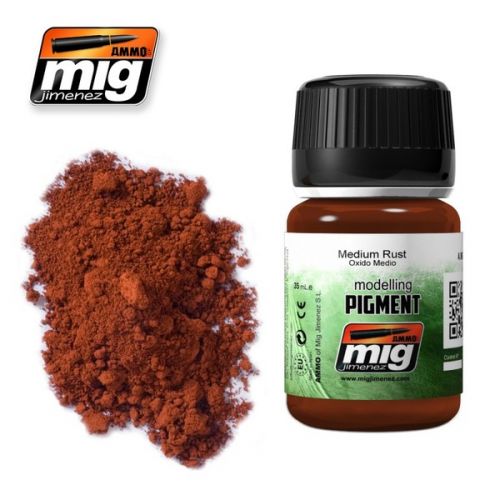 AMMO BY MIG JIMENEZ  3005 MEDIUM RUST MODELLING PIGMENT 35ML