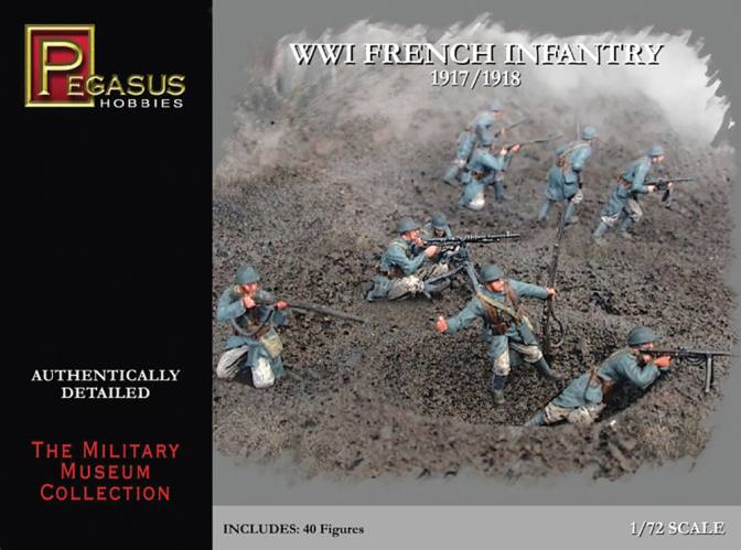 PEGASUS HOBBIES 1/72 7199 WWI FRENCH INFANTRY 1917/18 SPECIAL OFFER PRICE