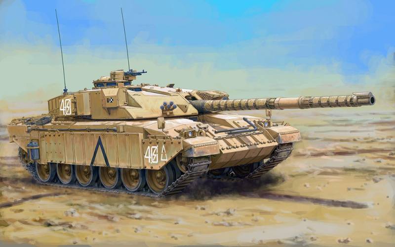 TRUMPETER MODELS 1/35 09612 BRITISH ARMY CHALLENGER 1 MK 3 MAIN