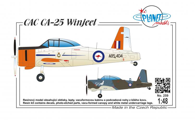 PLANET MODELS 1/48 259 CAC CA-25 WINJEEL