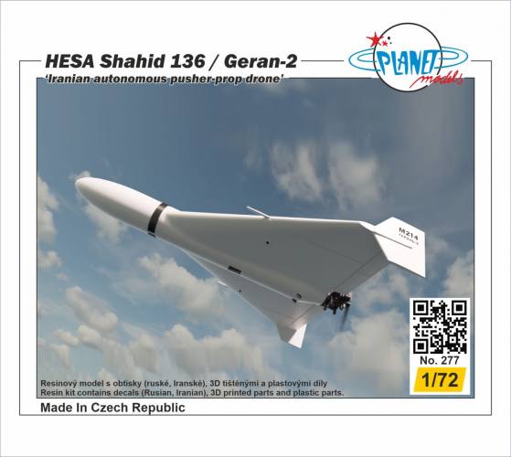 PLANET MODELS 1/72 277 HESA SHAHID 136 GERAN-2 