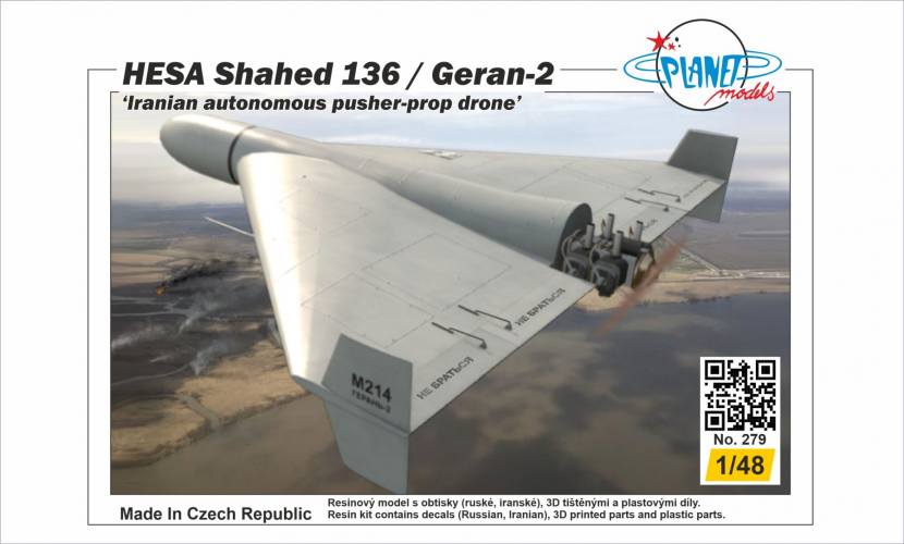 PLANET MODELS 1/48 279 HESA SHAHED 136 / GERAN-2