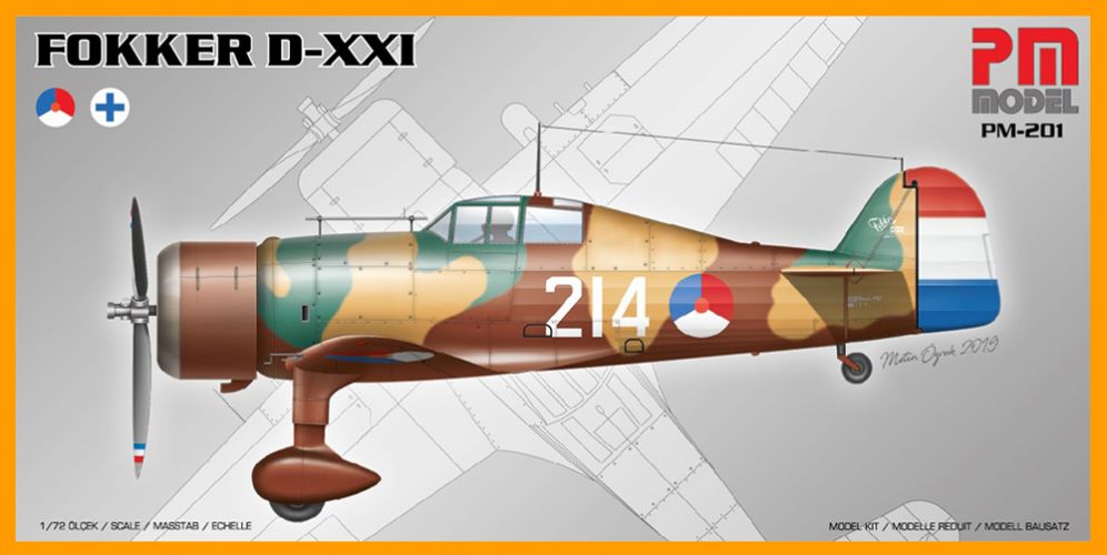 PM 1/72 201 FOKKER D.XXI