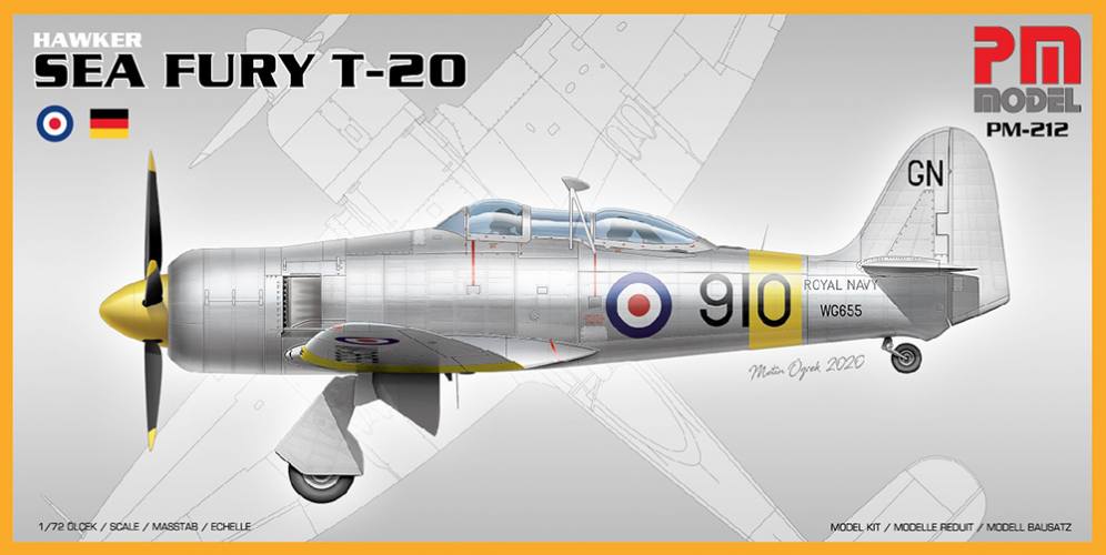 PM 1/72 212 HAWKER SEA FURY T-20